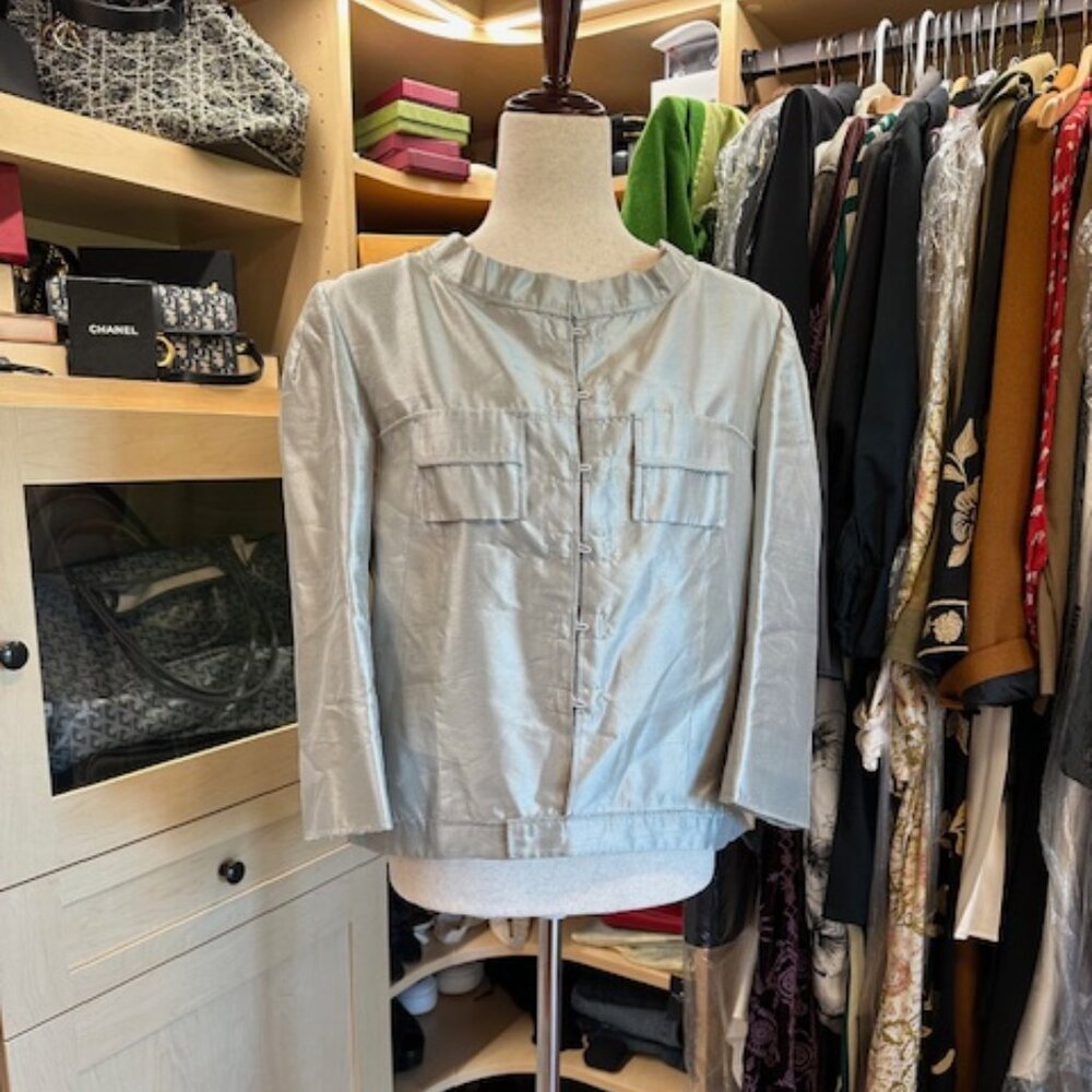 Roland Mouret Silk Evening Jacket